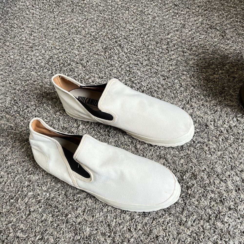 Huckberry White Work Slip-On shoes